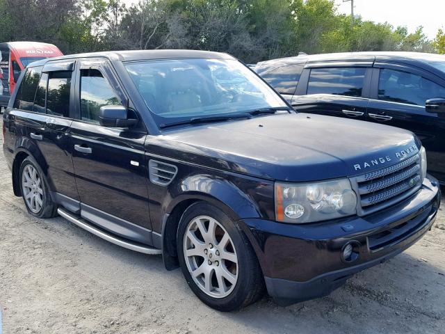 SALSK25409A191638 - 2009 LAND ROVER RANGE ROVE BLACK photo 1