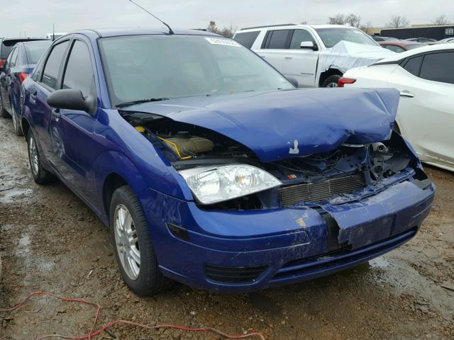 1FAFP34N46W233257 - 2006 FORD FOCUS ZX4 BLUE photo 1