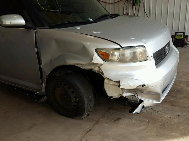 JTLKE50E981050408 - 2008 TOYOTA SCION XB Күміс фото 9