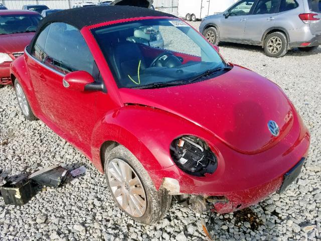 3VWRF31Y79M410345 - 2009 VOLKSWAGEN NEW BEETLE 红色 照片 1