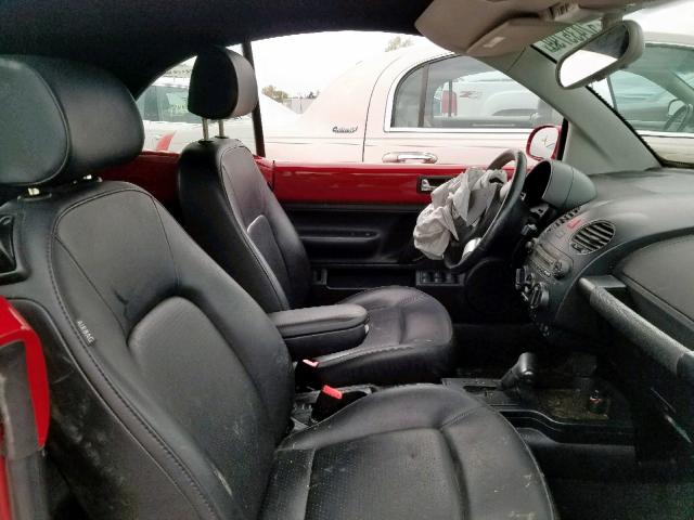 3VWRF31Y79M410345 - 2009 VOLKSWAGEN NEW BEETLE 红色 照片 5