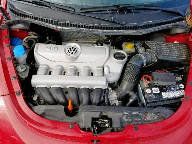 3VWRF31Y79M410345 - 2009 VOLKSWAGEN NEW BEETLE 红色 照片 7