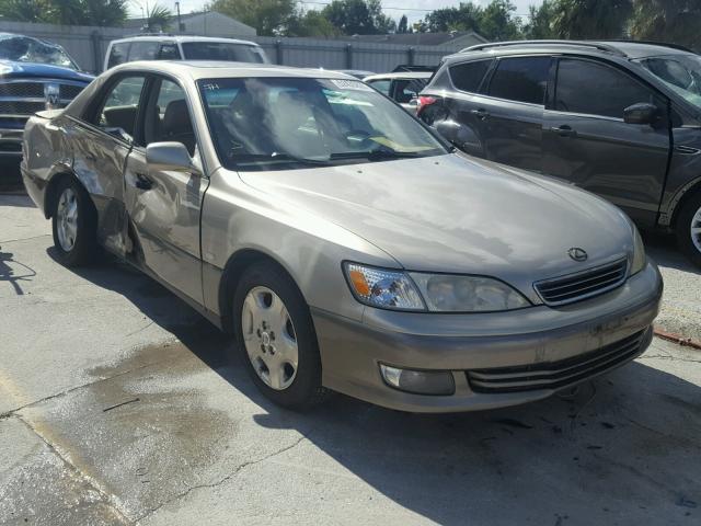 JT8BF28G3Y0269110 - 2000 LEXUS ES 300 BEIGE photo 1