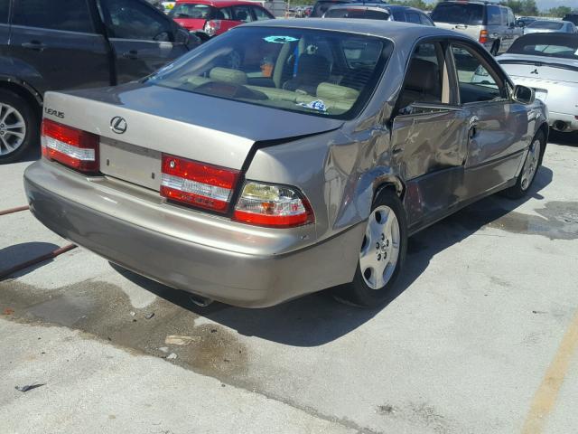 JT8BF28G3Y0269110 - 2000 LEXUS ES 300 BEIGE photo 4