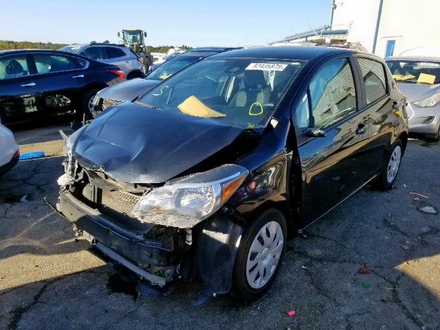 VNKKTUD30HA079677 - 2017 TOYOTA YARIS L BLACK photo 2