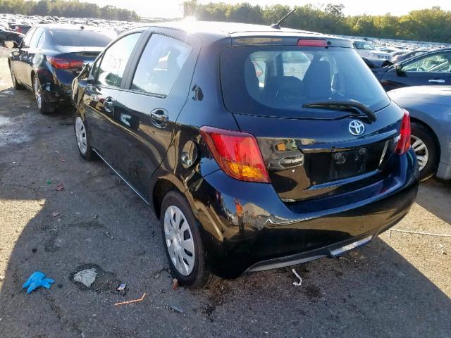 VNKKTUD30HA079677 - 2017 TOYOTA YARIS L BLACK photo 3