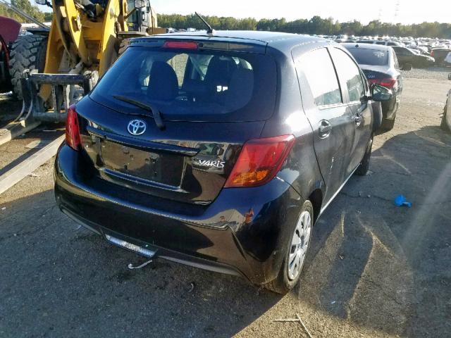 VNKKTUD30HA079677 - 2017 TOYOTA YARIS L BLACK photo 4