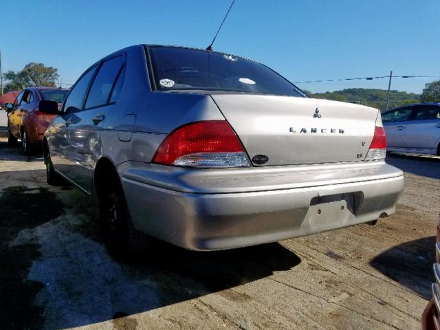 JA3AJ26E33U097948 - 2003 MITSUBISHI LANCER ES GRAY photo 3