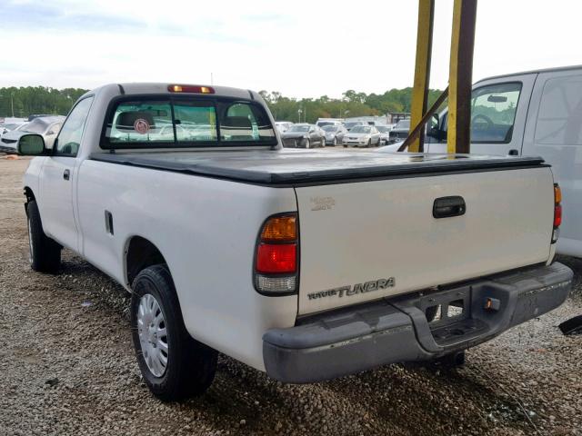 5TBJN321XYS108981 - 2000 TOYOTA TUNDRA WHITE photo 3