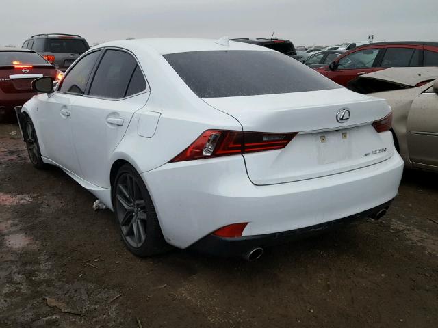 JTHCF1D21E5005066 - 2014 LEXUS IS 250 WHITE photo 3