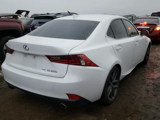 JTHCF1D21E5005066 - 2014 LEXUS IS 250 WHITE photo 4