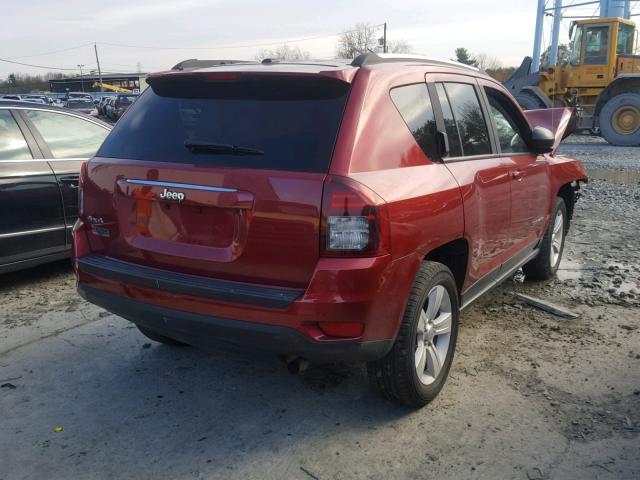 1C4NJDBB4GD779981 - 2016 JEEP COMPASS SP RED photo 4