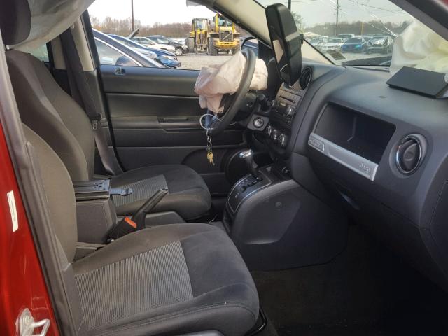 1C4NJDBB4GD779981 - 2016 JEEP COMPASS SP წითელი ფოტო 5