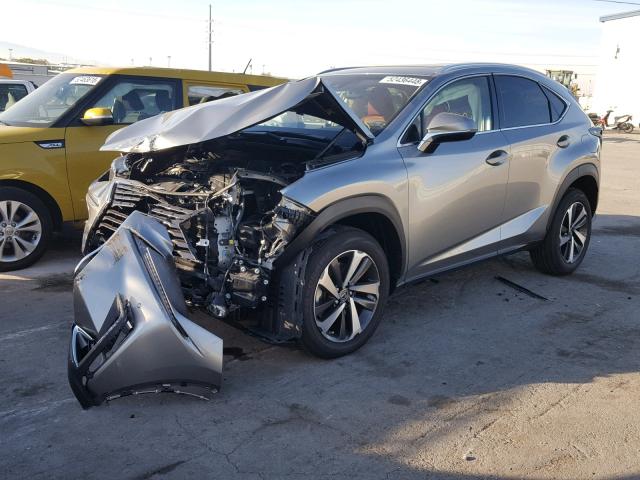 JTJBARBZ7J2171515 - 2018 LEXUS NX 200T SILVER photo 2