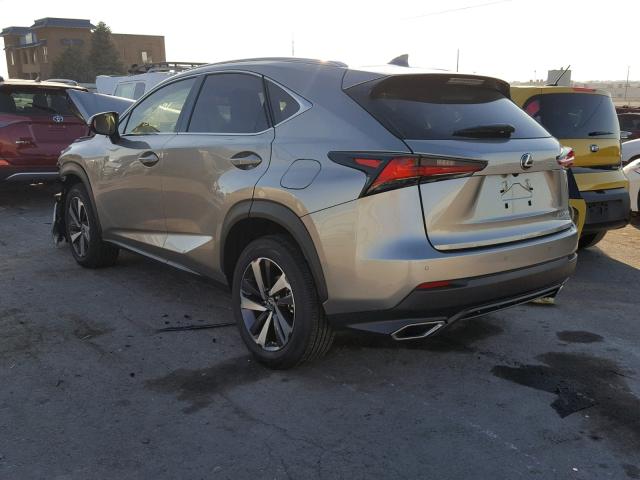 JTJBARBZ7J2171515 - 2018 LEXUS NX 200T SILVER photo 3