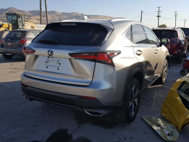 JTJBARBZ7J2171515 - 2018 LEXUS NX 200T SILVER photo 4