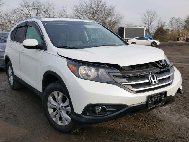 5J6RM4H79EL053008 - 2014 HONDA CR-V EXL WHITE photo 1