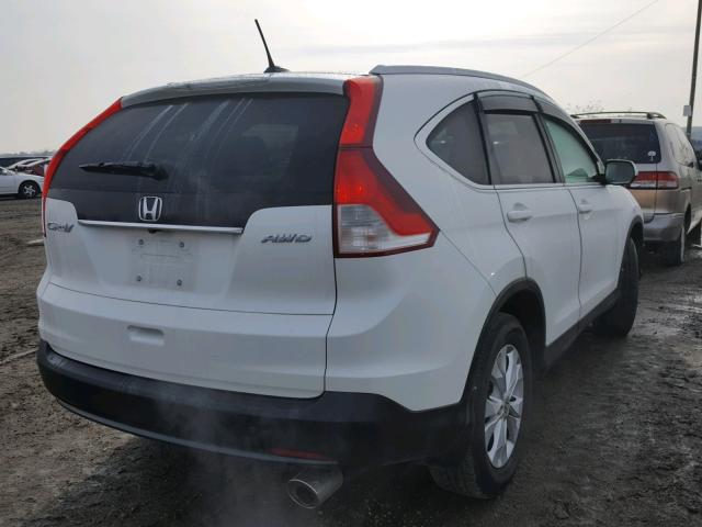 5J6RM4H79EL053008 - 2014 HONDA CR-V EXL WHITE photo 4