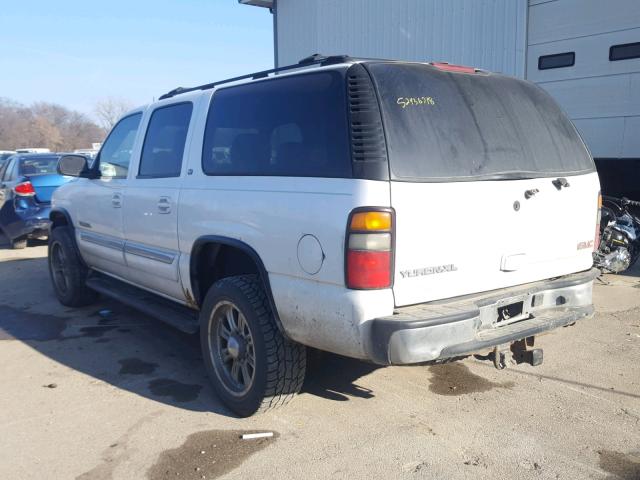 3GKGK26U54G315932 - 2004 GMC YUKON XL K WHITE photo 3