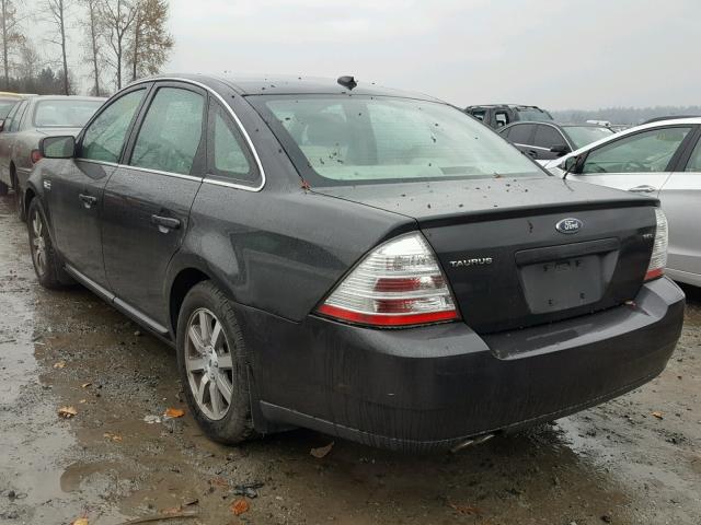 1FAHP24W88G156269 - 2008 FORD TAURUS SEL GRAY photo 3