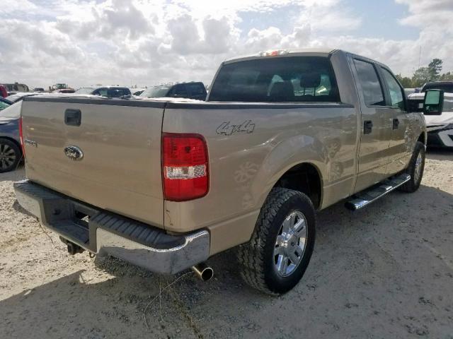 1FTPW14V08FC33636 - 2008 FORD F150 SUPER BROWN photo 4