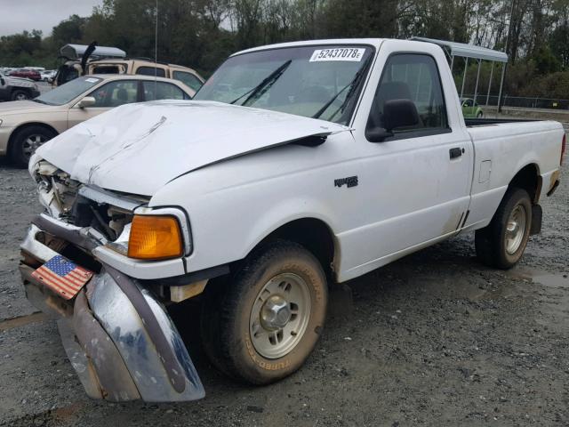 1FTCR10A4VUD37109 - 1997 FORD RANGER WHITE photo 2