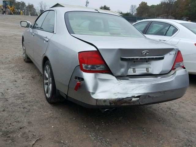 JNKAY41E13M004570 - 2003 INFINITI M45 SILVER photo 3