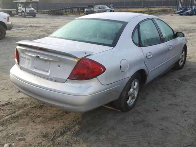 1FAFP55U42A185350 - 2002 FORD TAURUS SES SILVER photo 4