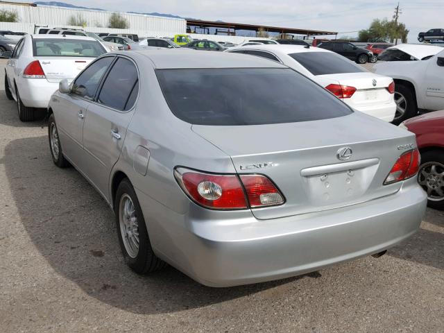 JTHBA30G445013443 - 2004 LEXUS ES 330 SILVER photo 3