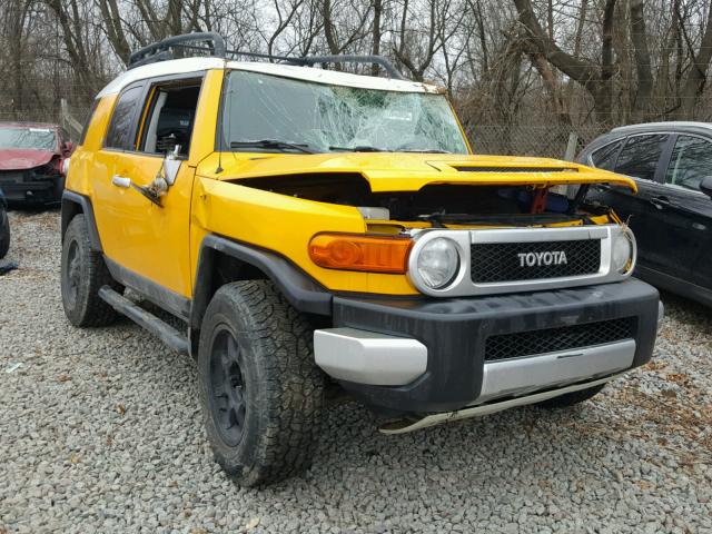 JTEBU11F170077276 - 2007 TOYOTA FJ CRUISER YELLOW photo 1