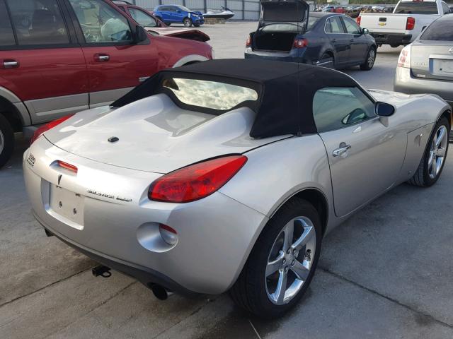 1G2MG35XX7Y120599 - 2007 PONTIAC SOLSTICE G SILVER photo 4