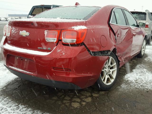 1G11D5RR6DF119528 - 2013 CHEVROLET MALIBU 1LT მუქწითელი ფოტო 4