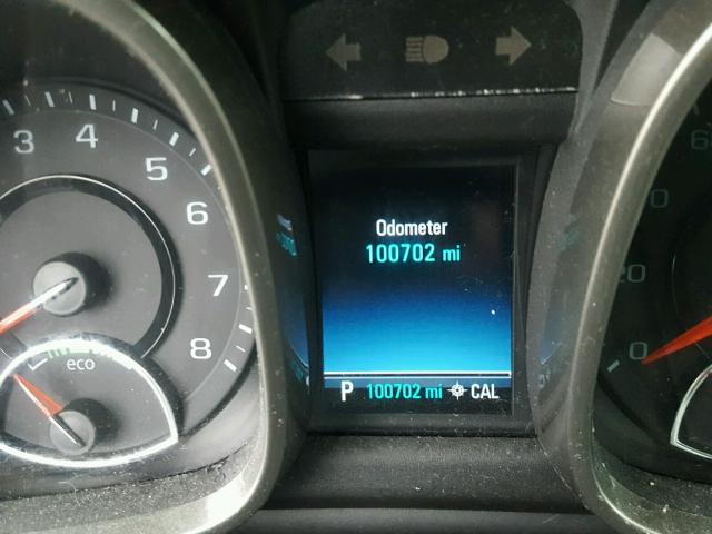 1G11D5RR6DF119528 - 2013 CHEVROLET MALIBU 1LT მუქწითელი ფოტო 8