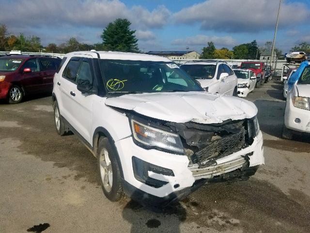 1FM5K8AR2HGD05932 - 2017 FORD EXPLORER P WHITE photo 1