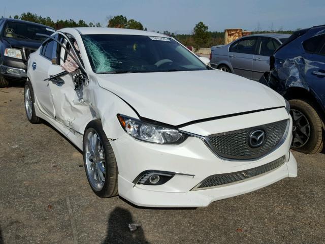 JM1GJ1V55G1408472 - 2016 MAZDA 6 TOURING WHITE photo 1