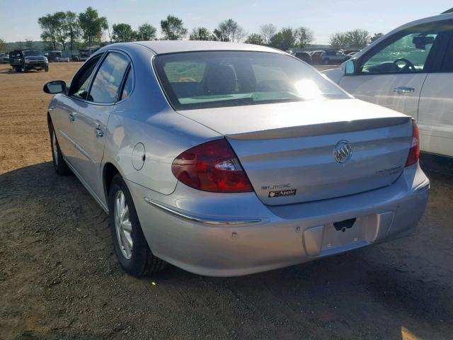 2G4WD532851277835 - 2005 BUICK LACROSSE C SILVER photo 3