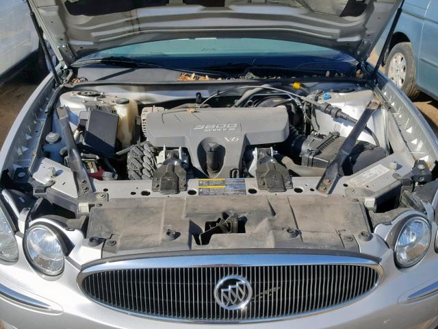 2G4WD532851277835 - 2005 BUICK LACROSSE C SILVER photo 7
