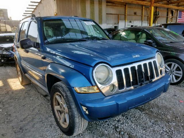 1J4GK58K15W513820 - 2005 JEEP LIBERTY LI BLUE photo 1