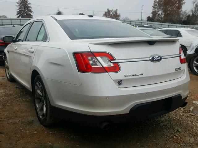 1FAHP2KTXCG143511 - 2012 FORD TAURUS SHO WHITE photo 3