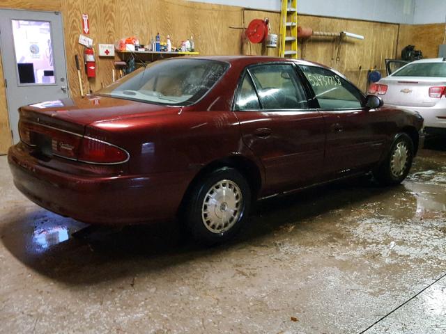 2G4WY55J821223231 - 2002 BUICK CENTURY LI RED photo 4