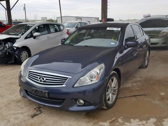 JN1CV6AP8CM621872 - 2012 INFINITI G37 BASE BLUE photo 2