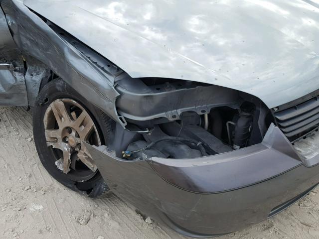 1G1ZT61836F119620 - 2006 CHEVROLET MALIBU MAX ნაცრისფერი ფოტო 9