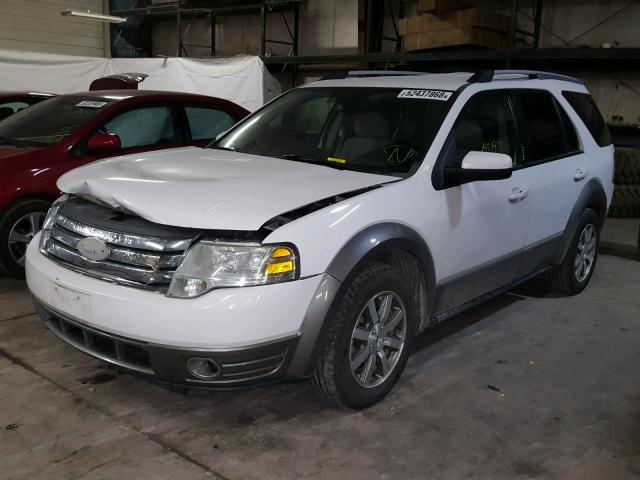 1FMDK02W78GA43391 - 2008 FORD TAURUS X S WHITE photo 2