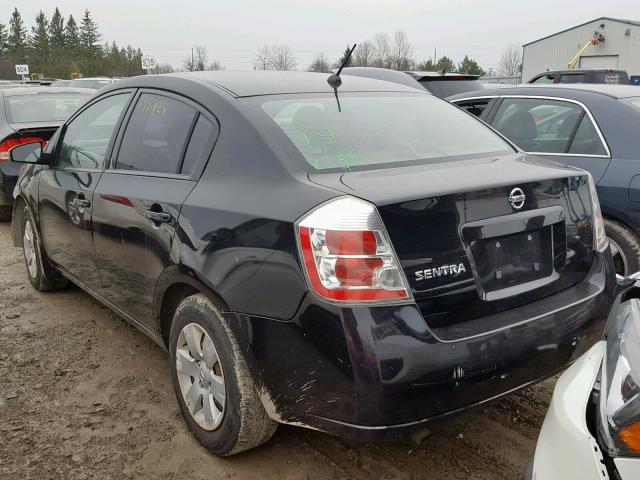 3N1AB61E88L749013 - 2008 NISSAN SENTRA 2.0 BLACK photo 3