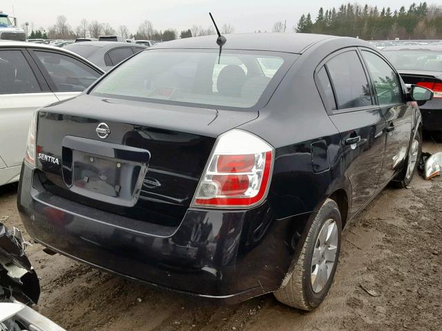 3N1AB61E88L749013 - 2008 NISSAN SENTRA 2.0 BLACK photo 4