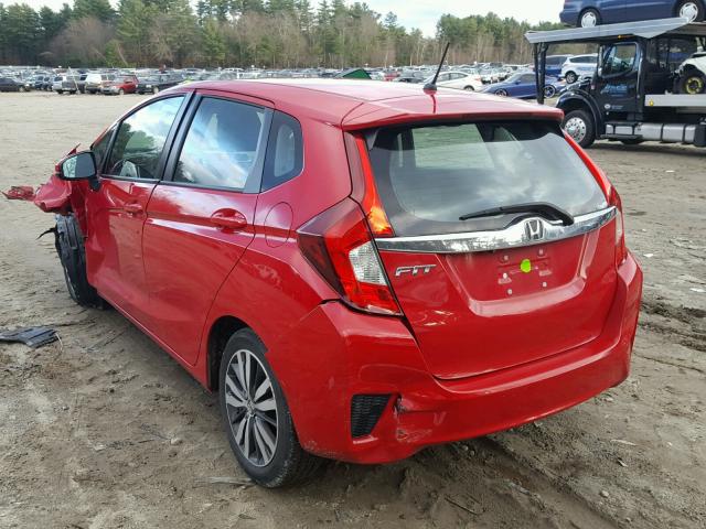 3HGGK5G82FM719369 - 2015 HONDA FIT EX RED photo 3