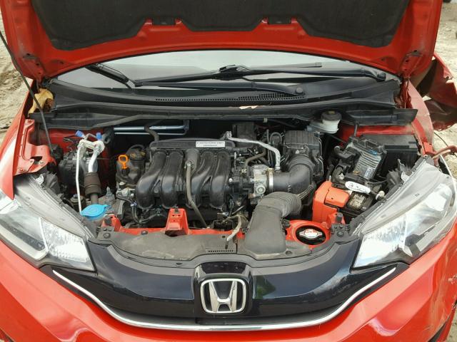 3HGGK5G82FM719369 - 2015 HONDA FIT EX RED photo 7