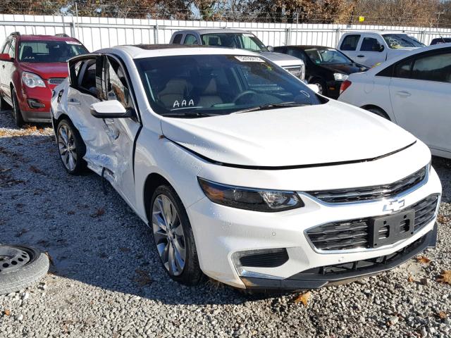 1G1ZH5SX1GF183027 - 2016 CHEVROLET MALIBU PRE WHITE photo 1