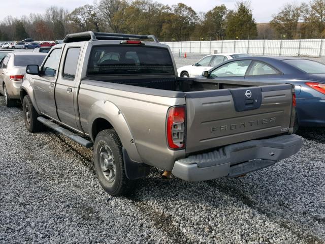 1N6ED29Y74C428020 - 2004 NISSAN FRONTIER C TAN photo 3