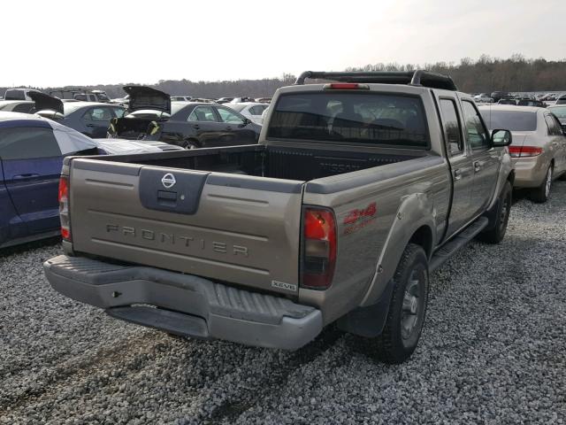 1N6ED29Y74C428020 - 2004 NISSAN FRONTIER C TAN photo 4